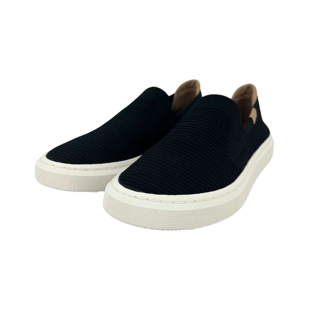 Black Slip-On Sneakers
